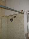 Retro-House Bathroom Shower (part of the tub).