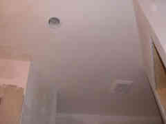 Bathroom ceiling