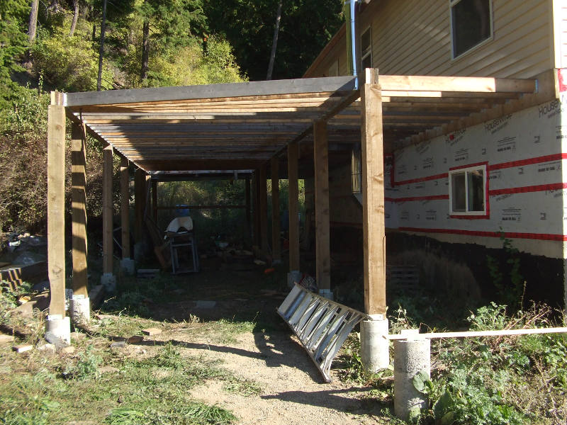 Deck Framing.