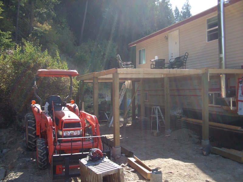 Deck Framing.