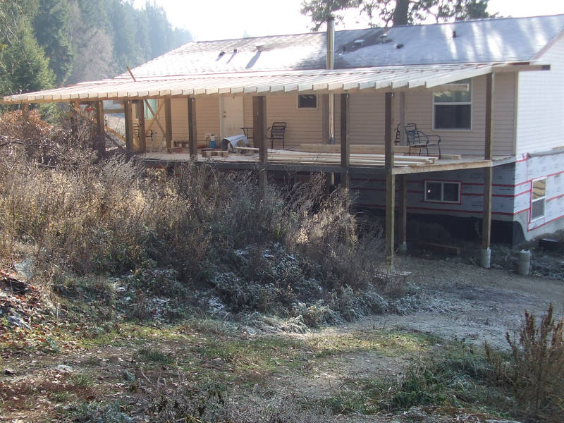 Deck Roof Framing.