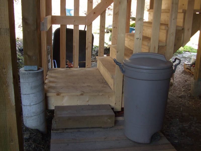 Carport Deck Stairs.