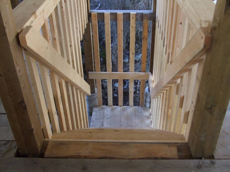 Carport Deck Stairs.