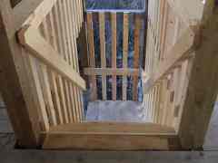 Carport deck stairs