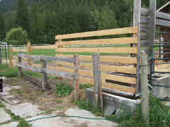 New fence is very clean