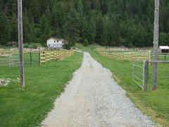 Driveway fence