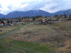 Temporary tape fence
