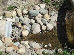 Up stream culvert entrance