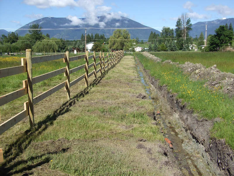 Replacing The Wire Fences.