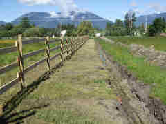 First shed ground breaking pole