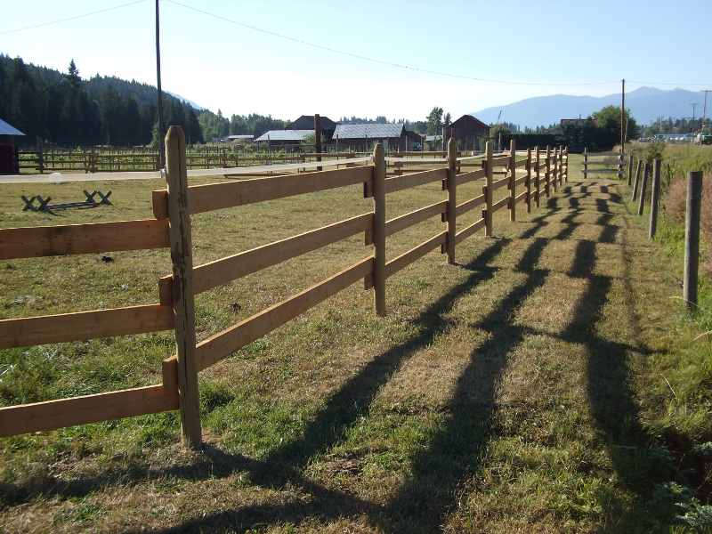 Fencing The South-Front Pasture.