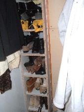 Left-over peices shoe nook