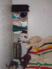 Left-over peices clothes cabinet