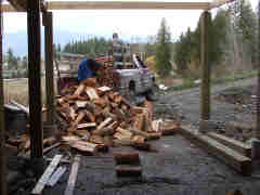 Firewood delivery