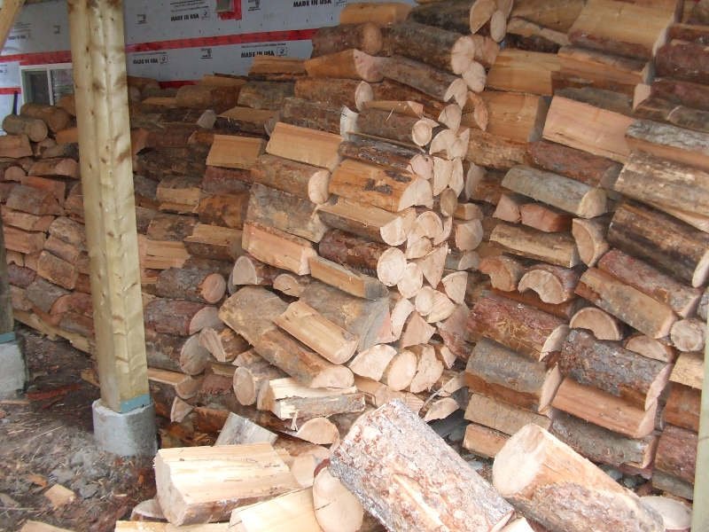 Firewood Stacked.