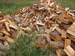 Firewood split