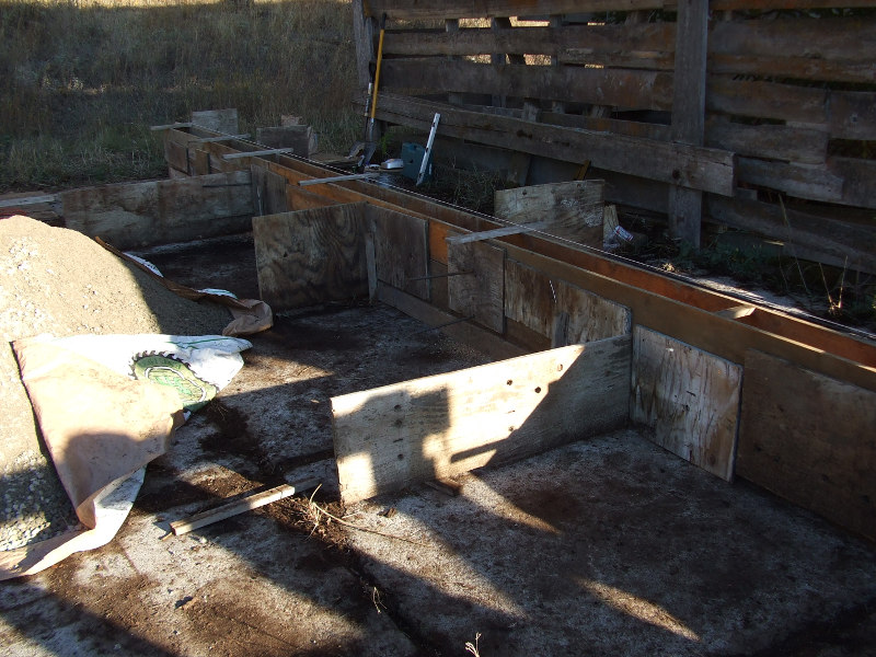 Sawmill Track Concrete Forms.