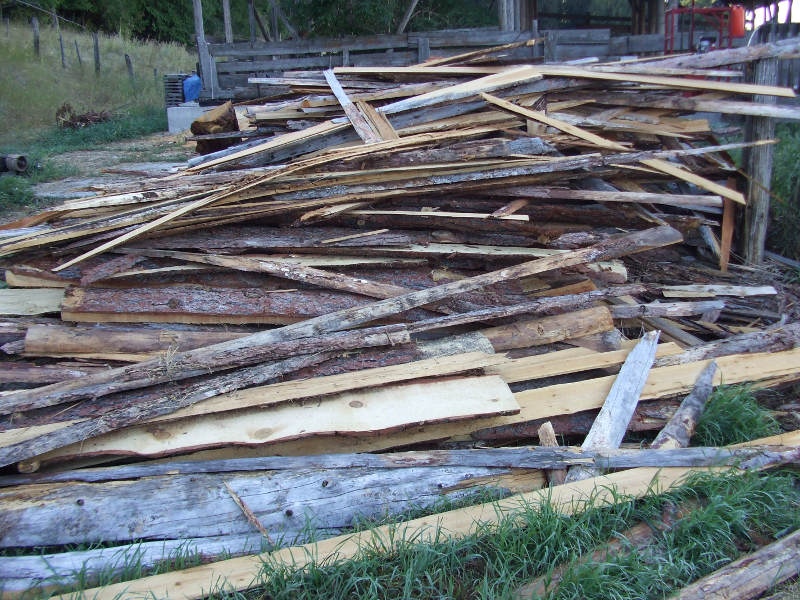 Sawmill Slag (firewood).