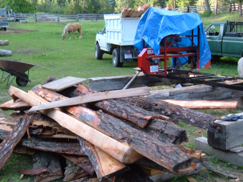 Sawmill Slag Pile.