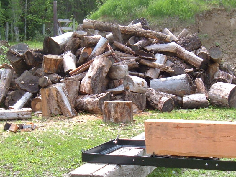 Sawmill Slag Pile.