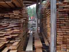 Stick snd stacked lumber