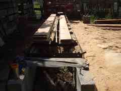Reclaimed side lumber edged