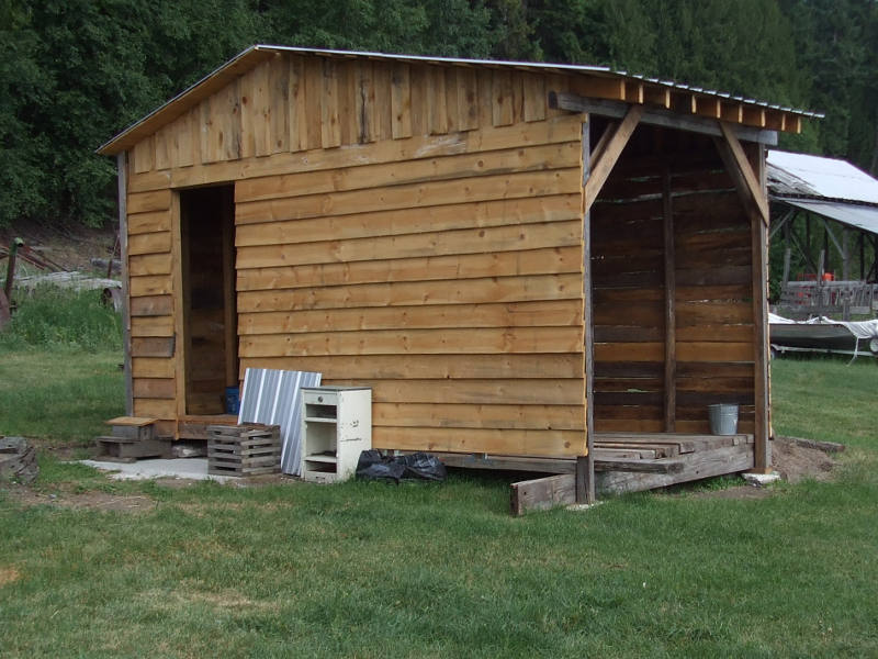 New Shed Sided.