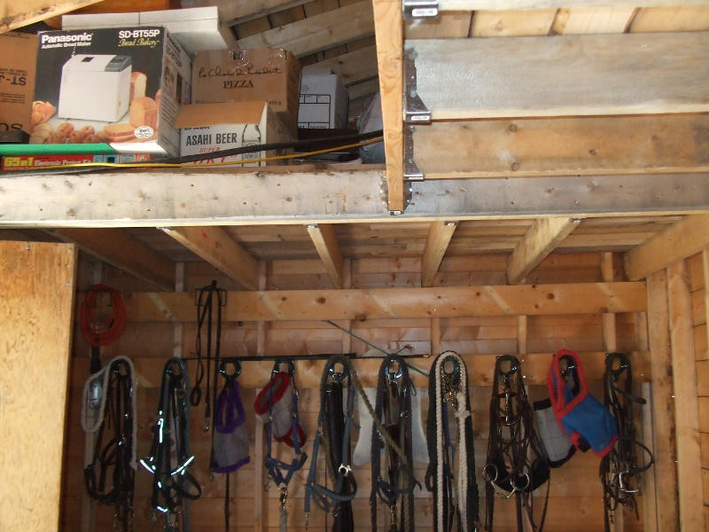 Tack Shed Storage.