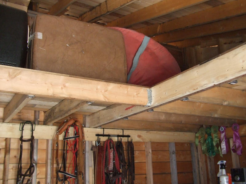 Tack Shed Storage.