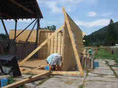 Dry storage shed