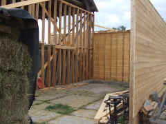 Dry storage shed