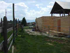 Barn and tack shed