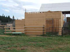 Barn and tack shed