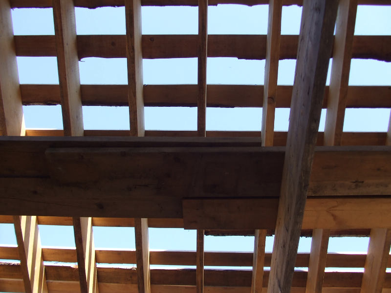 Storage Shed Roof Rafters.