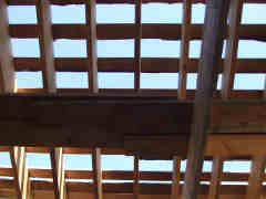 Storage Shed roof rafters